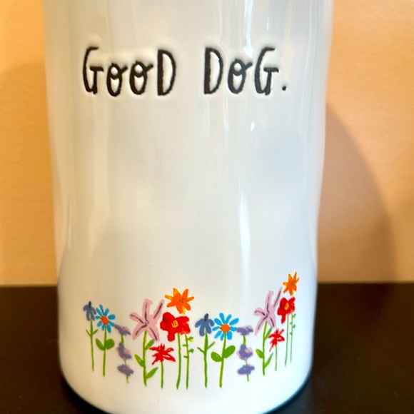 EUC Rae Dunn Artisan Collection by Magenta “Good dog” treat canister 10” tall - Picture 2 of 5
